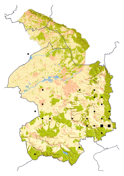 Verbreitung Turteltaube - geclustert (Daten 2012-2019)